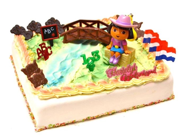 3D taart Dora 15pers.