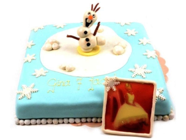 Frozen taart 20 pers.