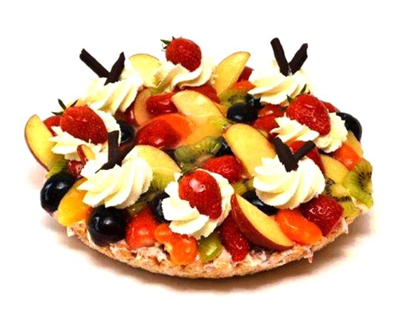 Vlaai Vruchten krokantbodem